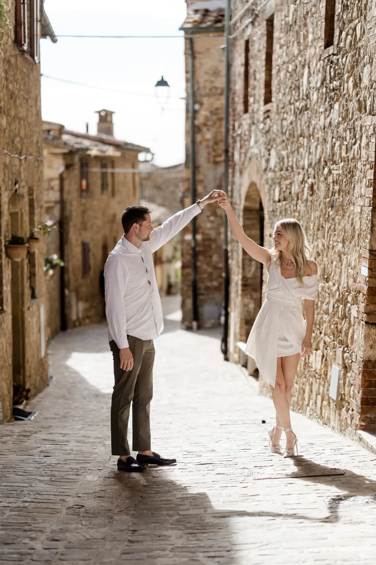 Villa le Bolli pizza party Villa Le Bolle wedding Tuscany