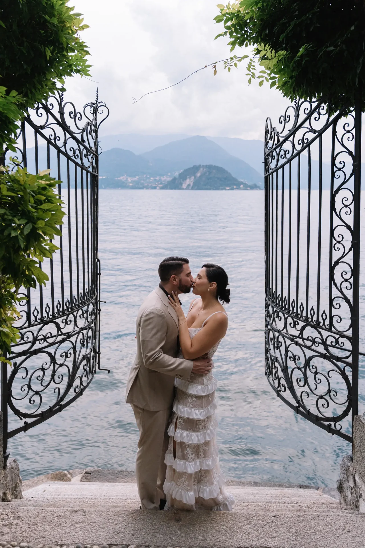 Hotel Villa Cipressi wedding ceremony on Lake Como