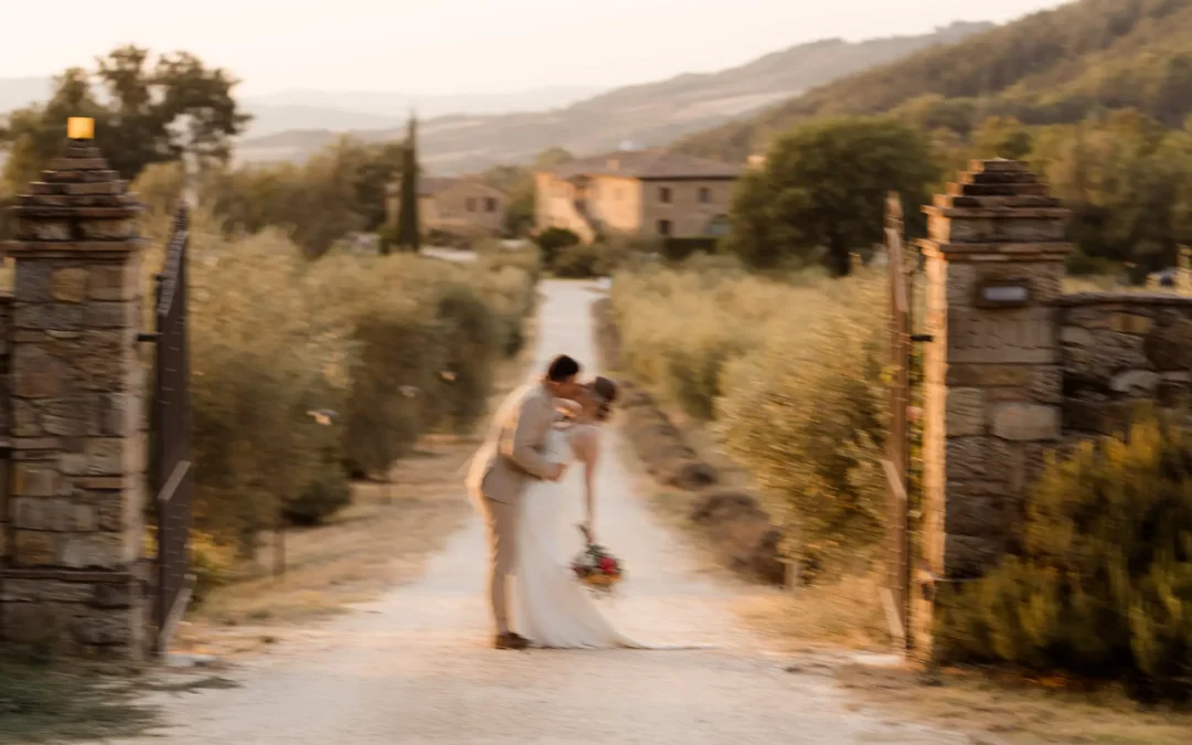 Tuscan Wedding in Olive Grove at Villa Le Bolli