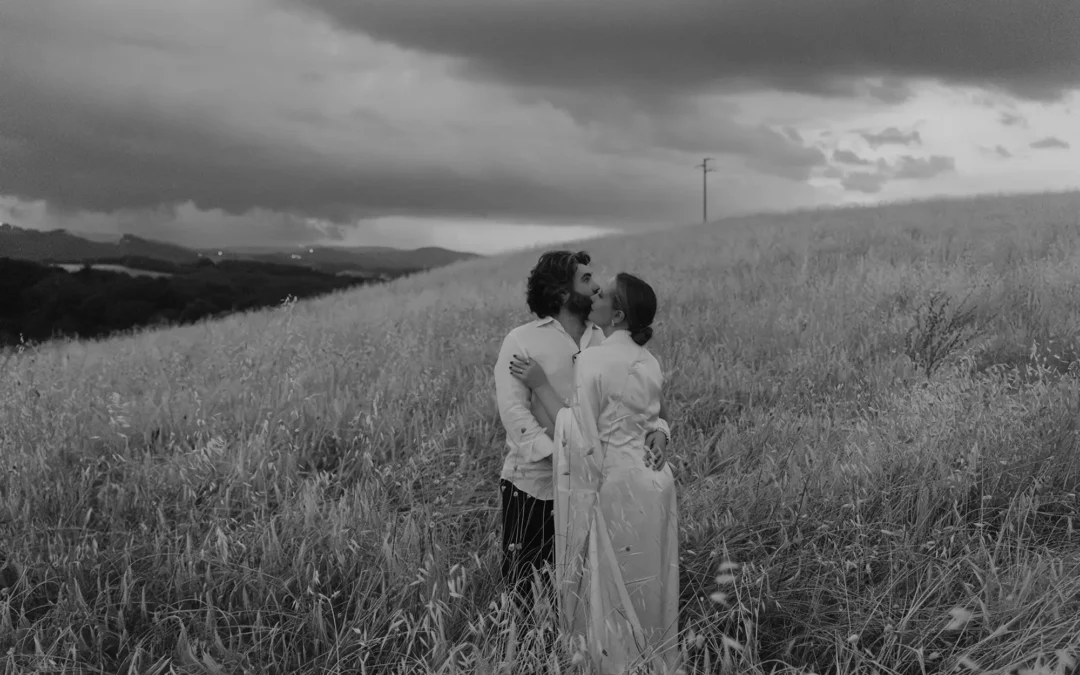Intimate wedding celebration Tuscany
