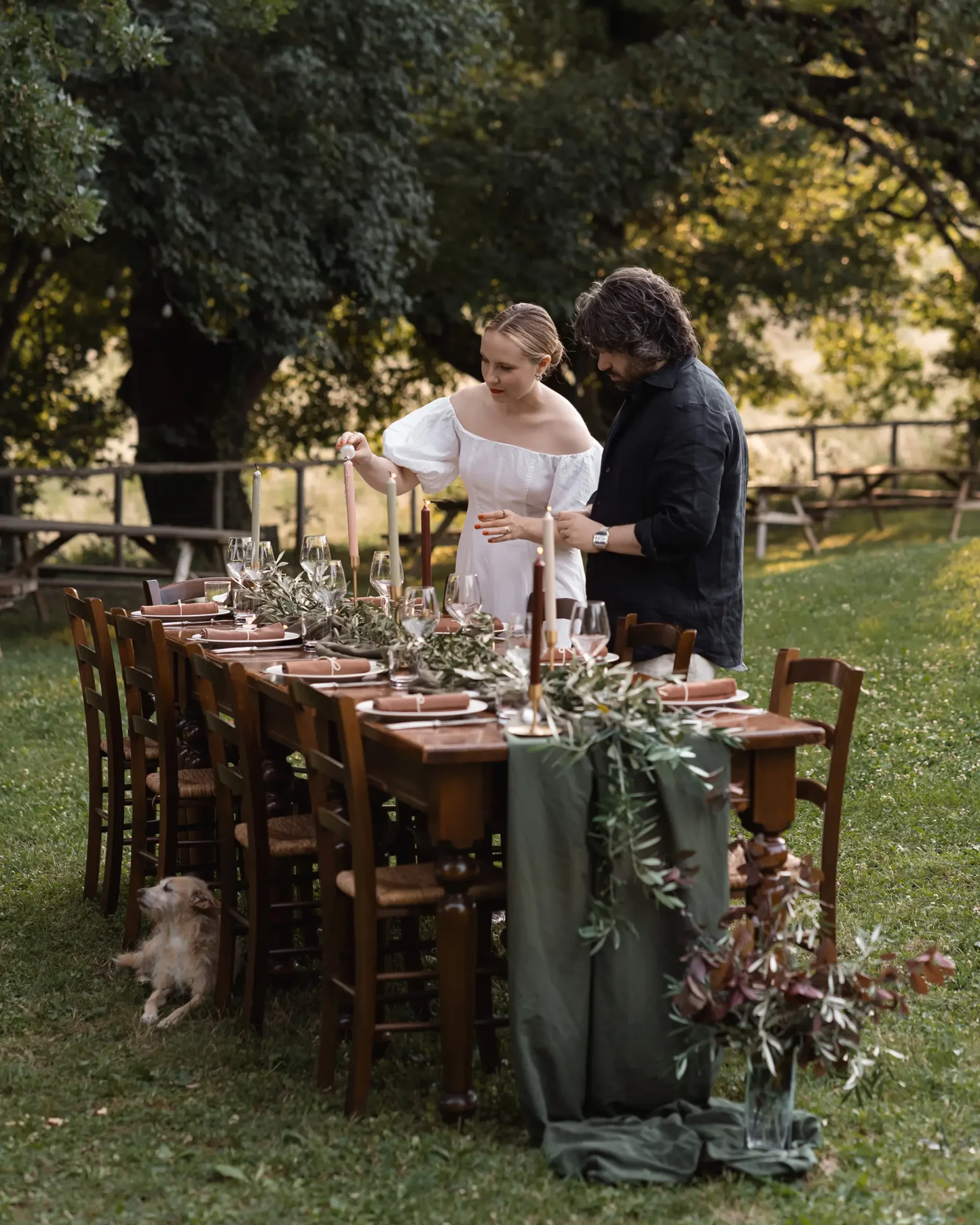 Villa Le Bolle wedding Tuscany