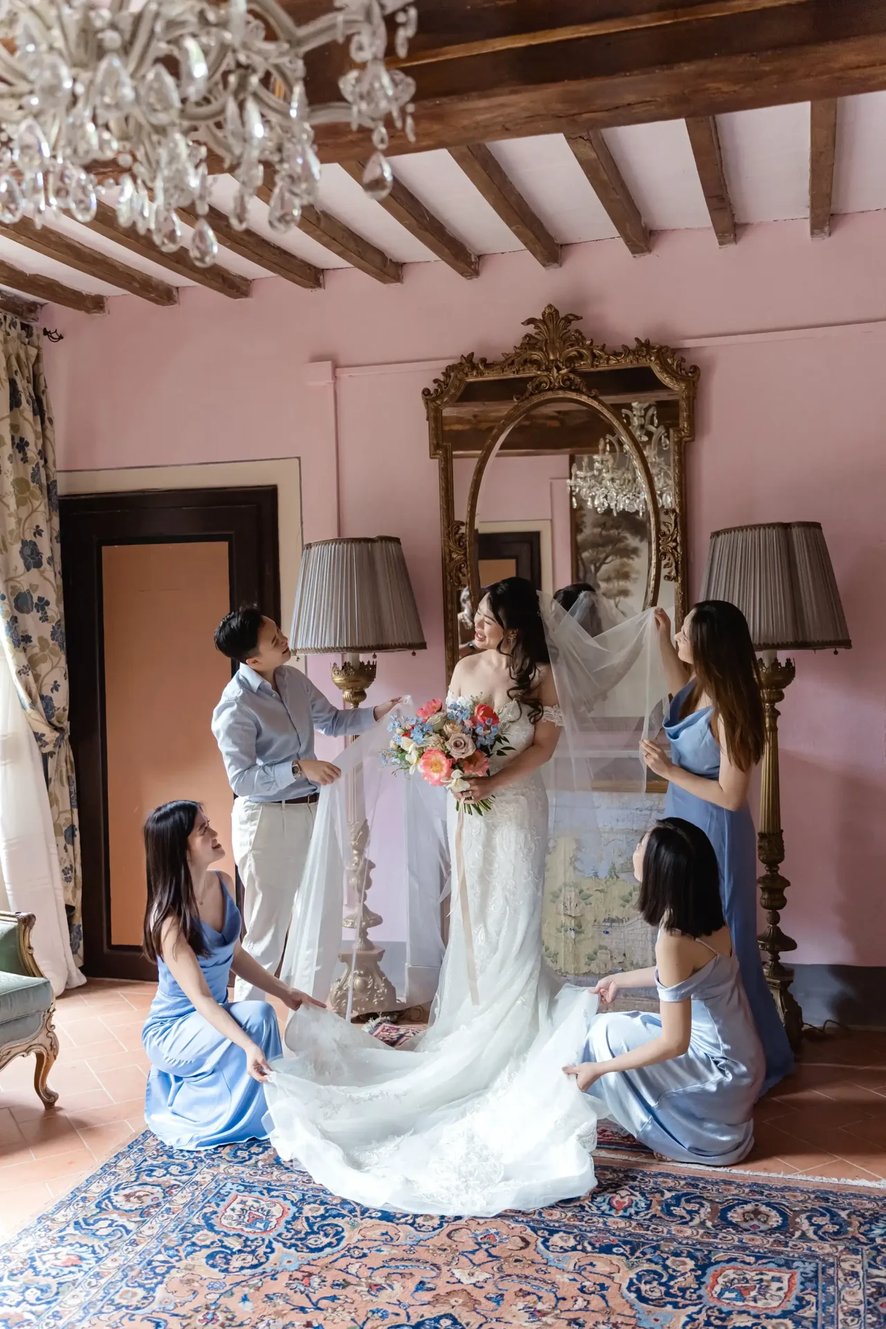 wedding in villa cini